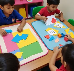 fractions_folding_mats_paper_indian_preschool