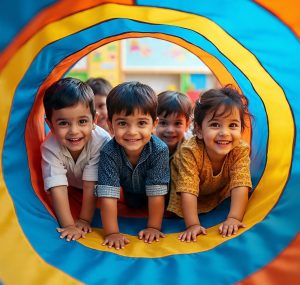 indian_preschool_children_crawling_through_tunnel_spatial
