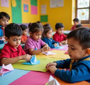 indian_preschool_image_for_origami_folding