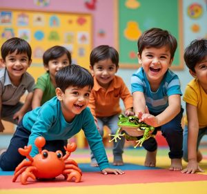 indian_preschool_image_of_animal_walks_crab