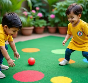 indian_preschool_image_of_rolling_a_ball