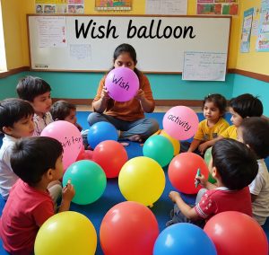 indian_preschool_image_of_wish_balloon_activity